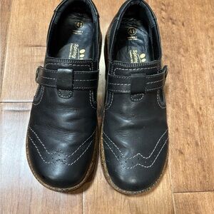 Spring Step Black Leather Women’s Loafers